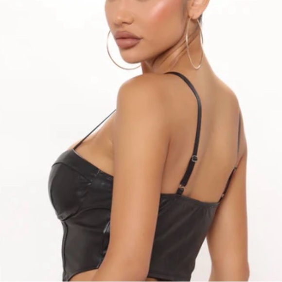Fashion Nova Tops - Fashion Nova Black Corset Top